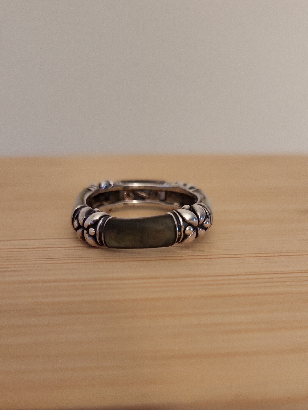 925 Silver, Mother Of Pearl & Abalone Shell Inlay, Floral End Caps - Picture 6 of 10